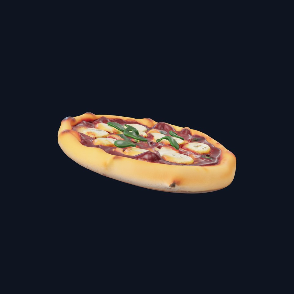Traditional Neapolitan Pizza D model pack
